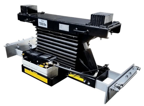 iDEAL RAJ-7K-L Rolling Air Jack 7,000 lb. Capacity - On The Rail - Air / Hyd - Low Mount