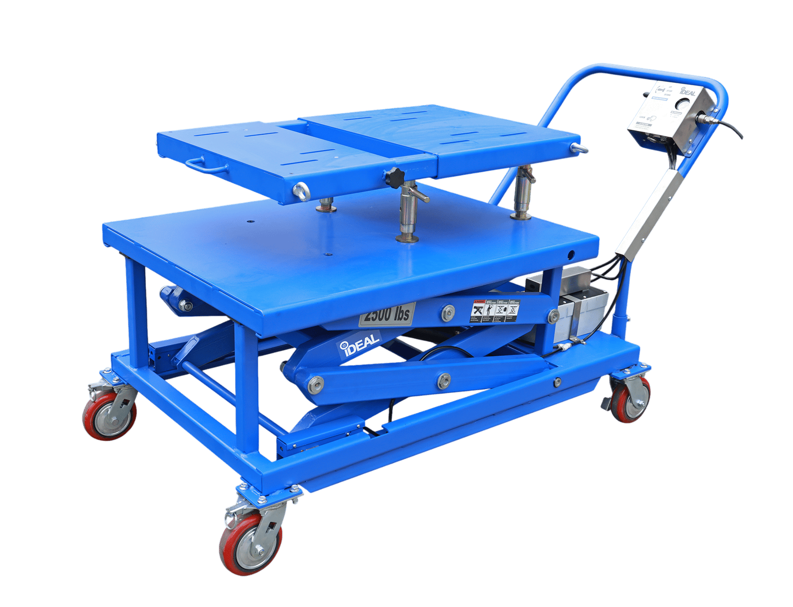 iDEAL LT-PT2500AH-X Lift Table, Power Train / Air Hydraulic, 2500 lb. Cap.