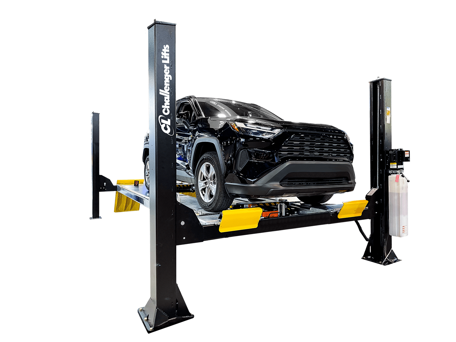 Challenger 4115EFO 15,000 lb 4-Post Lift Open-Front Design