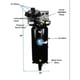 Atlas ATEMPAF5 60 Gallon Vertical AIR Compressor - Image 3