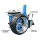 Atlas TC229 Swing-Arm 10-24in Beadblaster Tire Changer - Image 16