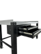 iDEAL PWB-TC-1600-BLK Premium Work Bench & Tool Cabinet - 1,600 lbs. Cap.(XH-WB-I) - BLACK - Image 3