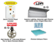 iDEAL PSB-AFOFB1388-1PH-230V-AK Psb Af Open Face Booth (Asy) 13'W-8'H-7.6'D Id - (1Ph-115/230V) - Image 4
