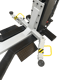 iDEAL MSC-6KLP-BLK 6,000 lb Mobile Single Column Lift - Low Profile - BLACK - Image 5
