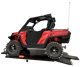 iDEAL U-2200IEH-XR-BLK Elec-Hydra UTV Lift w/Integrated Motor & Retractable Ramp - BLACK - Image 4