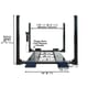 Atlas Garage Pro 9000 9,000 lb Extra Wide/Tall/Long 4-Post Lift - Image 11