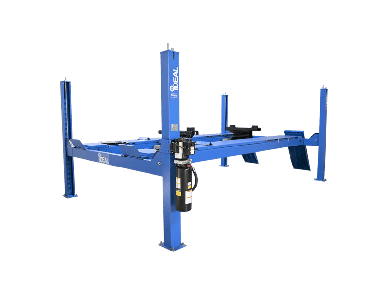 iDEAL FP14KAC-X 14K-4 Post Alignment Lift 182.5" Wb (Closed Front / Cable Pull)