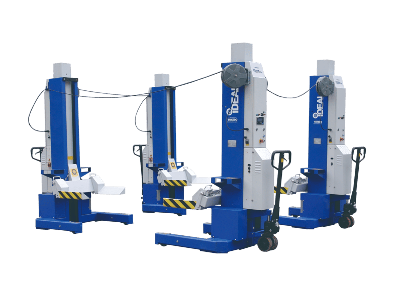 iDEAL MSC-18K-X-472 MSC-18K-X Mobile Column Lift, Four Column Set, 72,000 lbs. ALI Certified