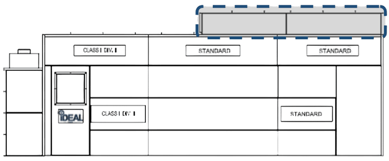 iDEAL PSB-SEMIDD26B-Plenum Kit ASY Canopy for Semi Down Draft Paint Booth