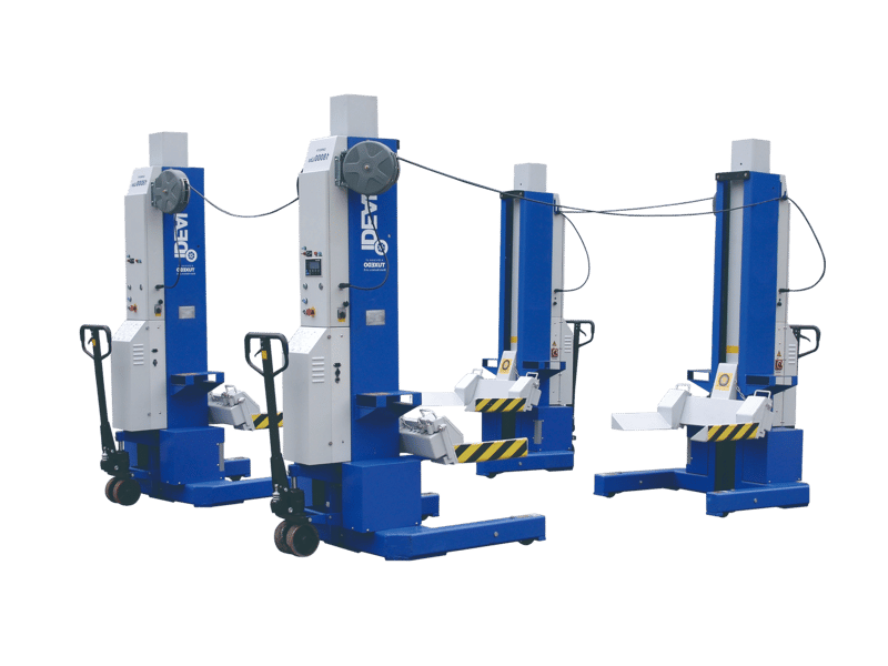 iDEAL MSC-18K-X-6108 Mobile Column Lift, Six Column Set, 108,000 lbs. ALI Certified