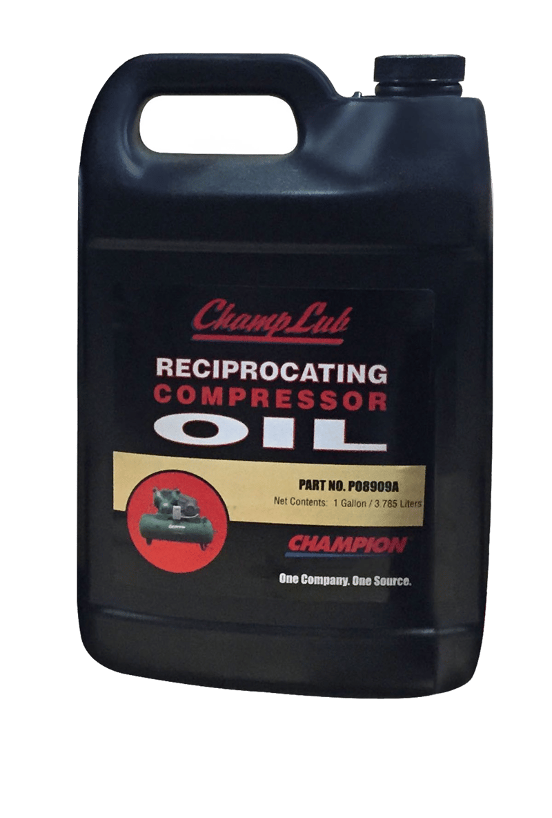 Champion P08909A Champlube Air Compressor Mineral Oil, ISO 100,  Qty 4 - 1 Gallon container