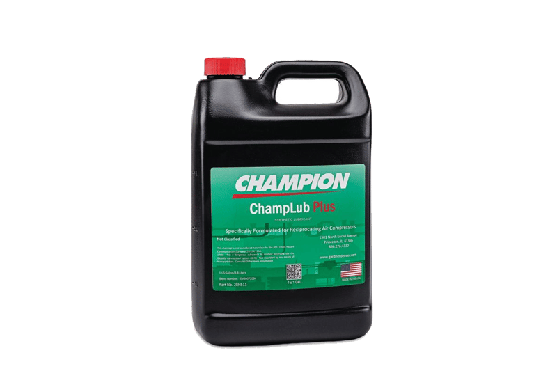 Champion 28H469 Champlube Synthetic Plus Air Compressor Oil,  ISO 100, Qty 4 - 1 Gallon container
