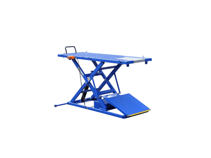 iDEAL M-2200IEH-XR Elec-Hydra Motorcycle Lift Bench w/Integrated Motor & Retractable Ramp