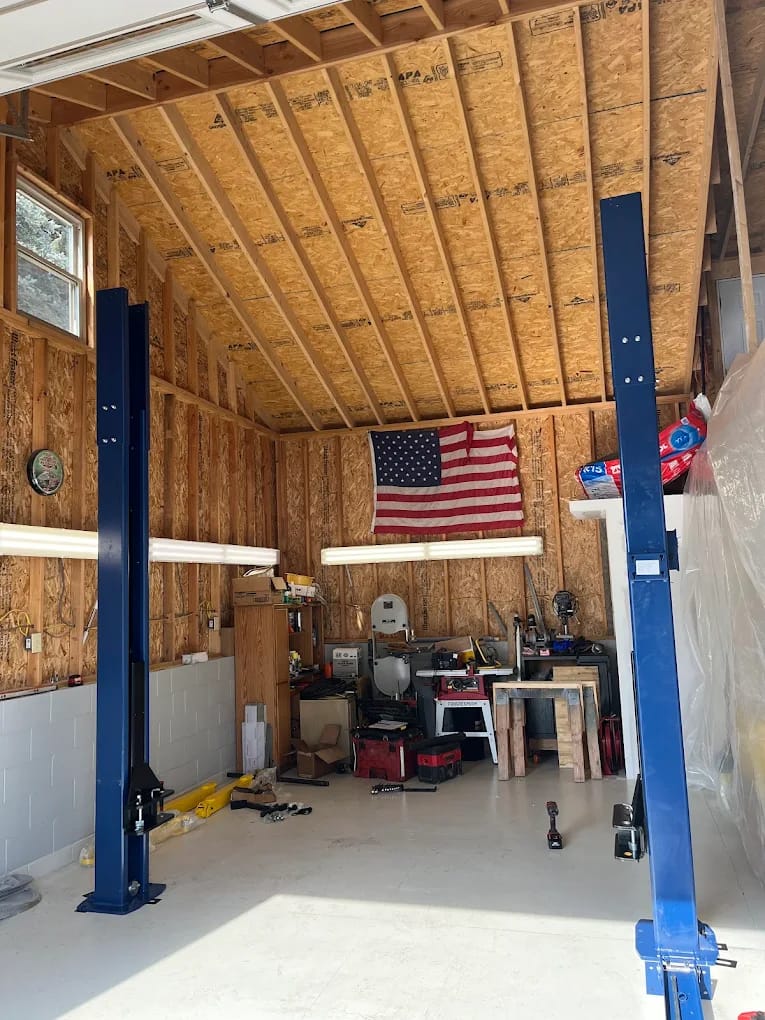 2-post lift install by Panther Lifts