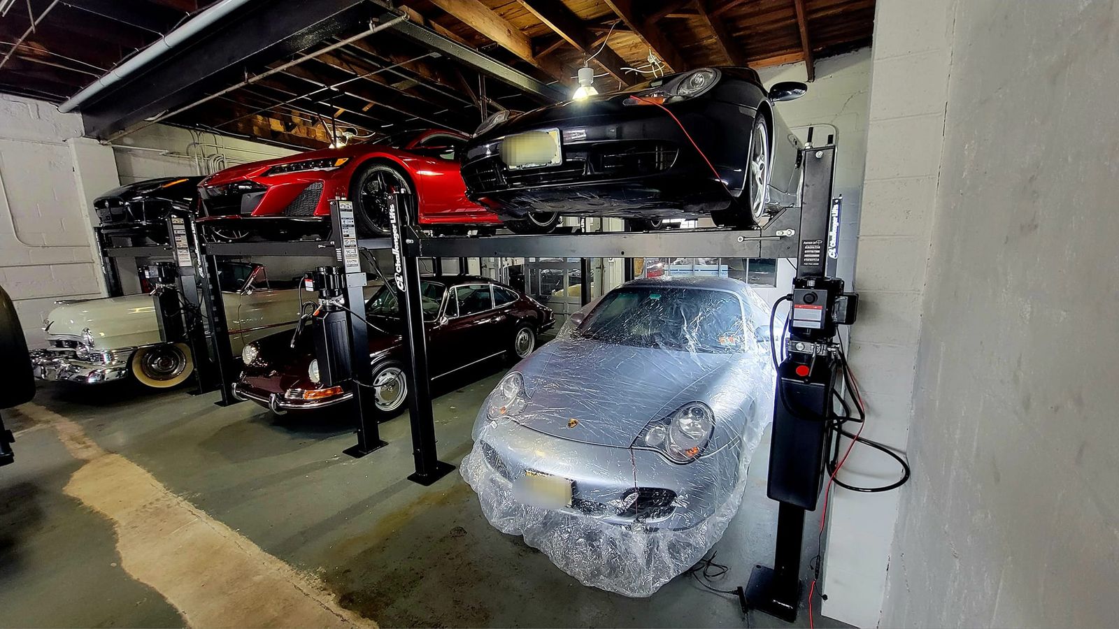 4-post lift install by Panther Lifts