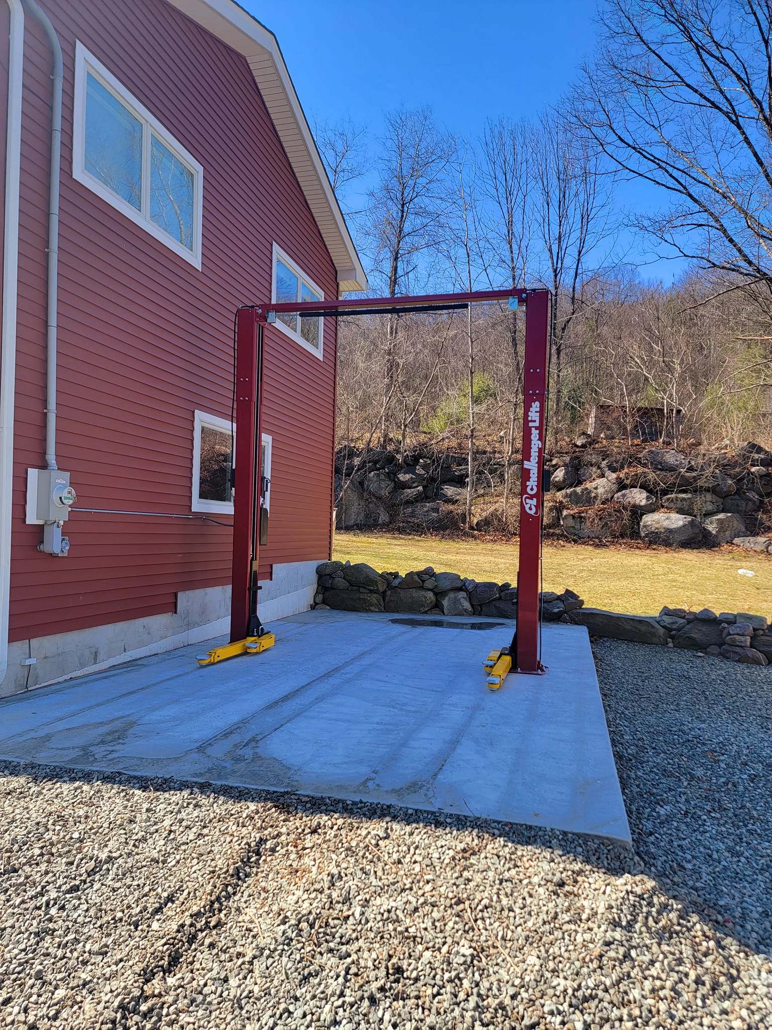 2-post lift install by Panther Lifts