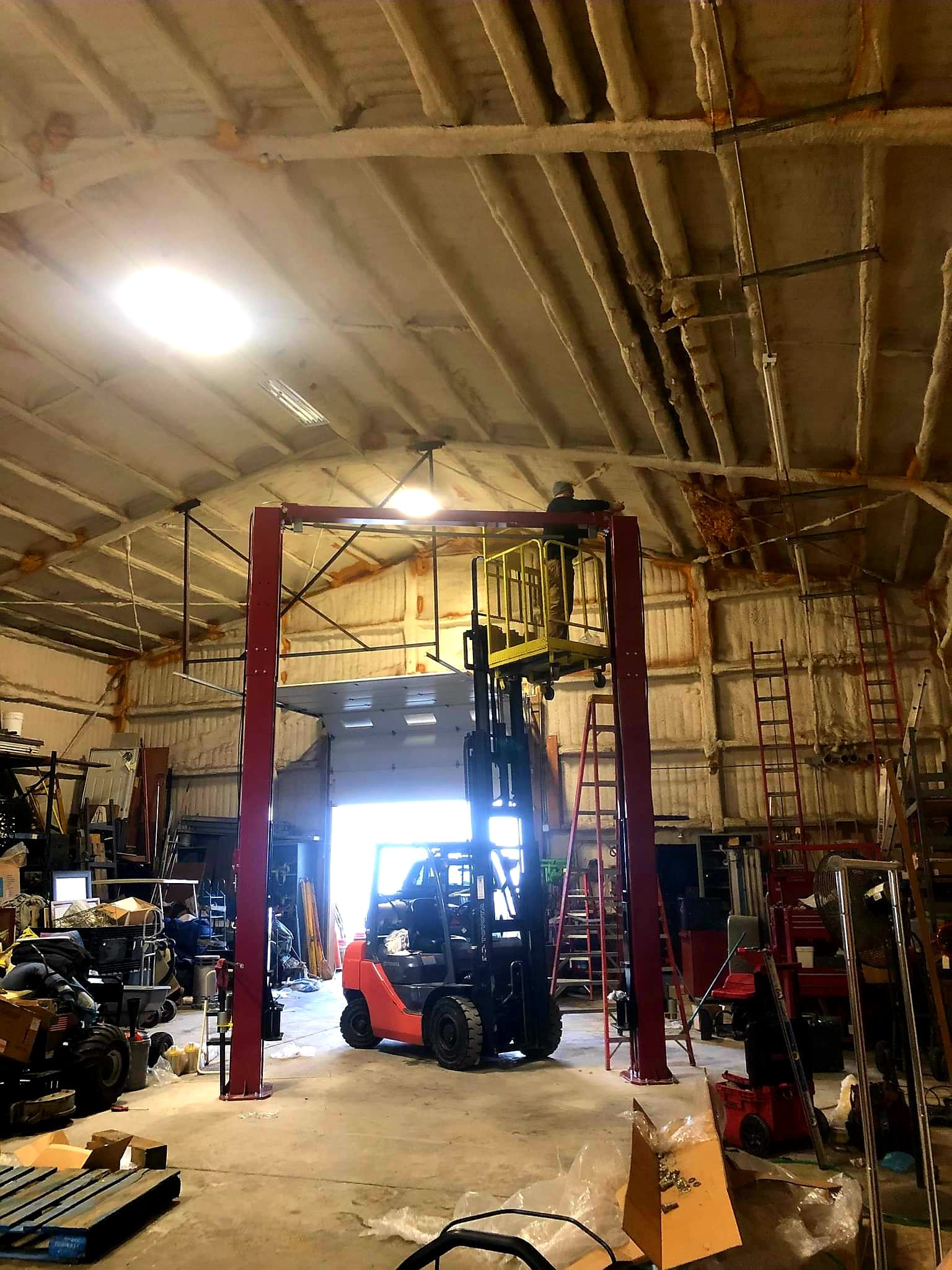 2-post lift install by Panther Lifts