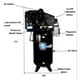 Atlas ATEMPAF8 5HP 80 Gallon Vertical Commercial AIR Compressor - Image 2