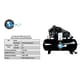 Atlas ATEMPAF10-1PH 10HP 1PHASE 120 Gallon Horizontal AIR Compressor - Image 2