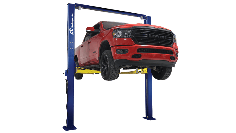 Challenger LE12 12,000 lb Heavy-Duty 2-Post Lift Symmetric Arms